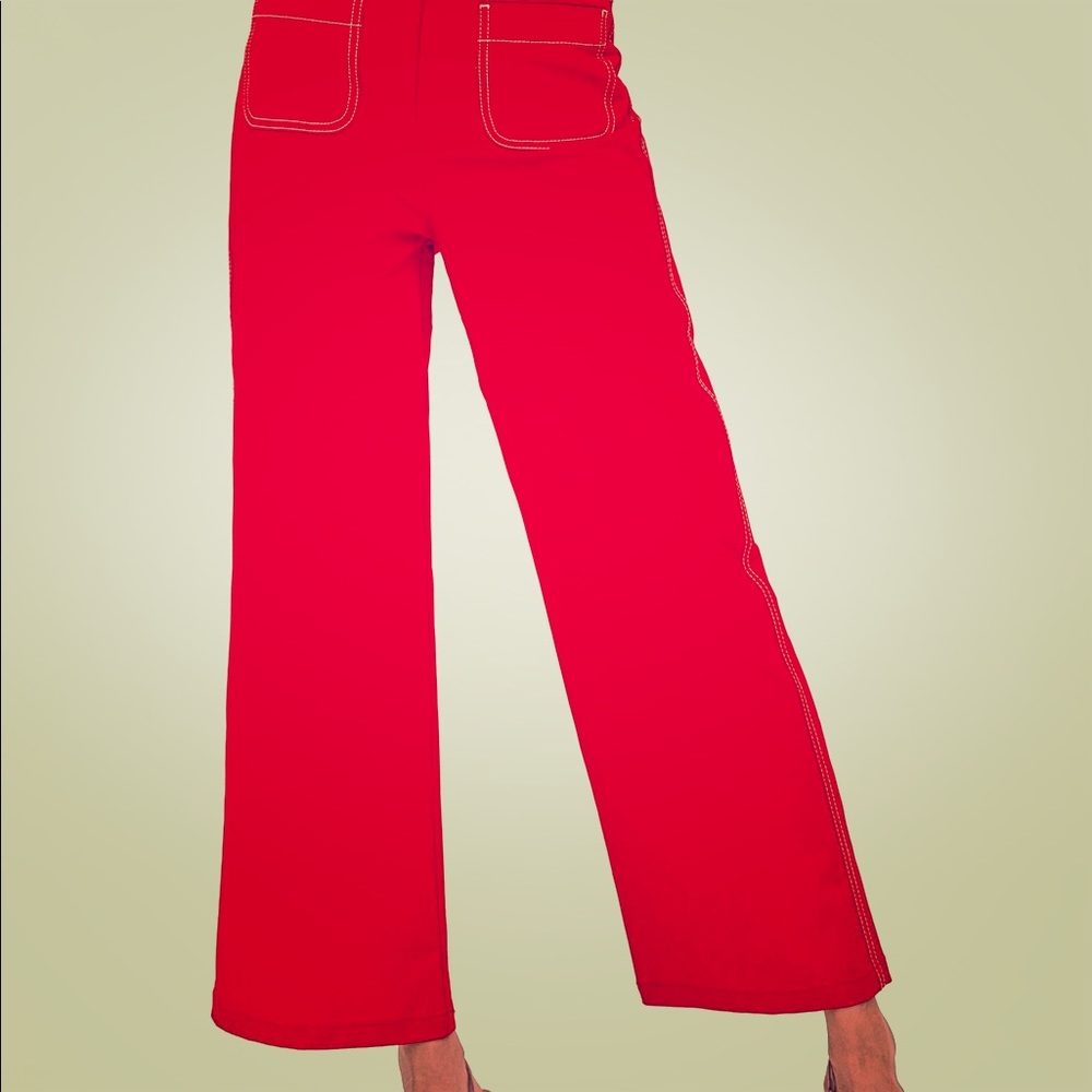 Zara Red Pants